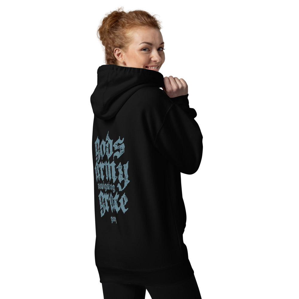 GANG Hoodie - Back View - Black