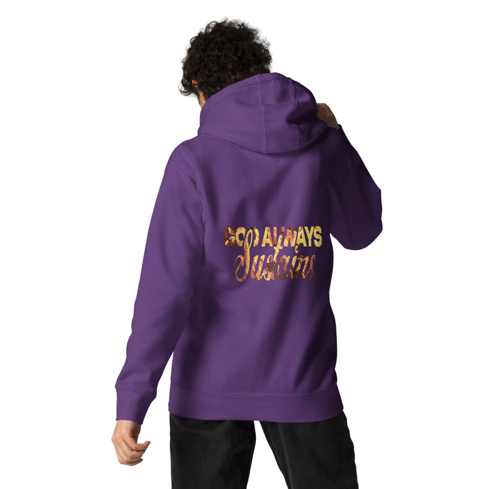 GAS Hoodie - Back View - Purple