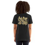 GOAT T-Shirt - Back View - Black Heather