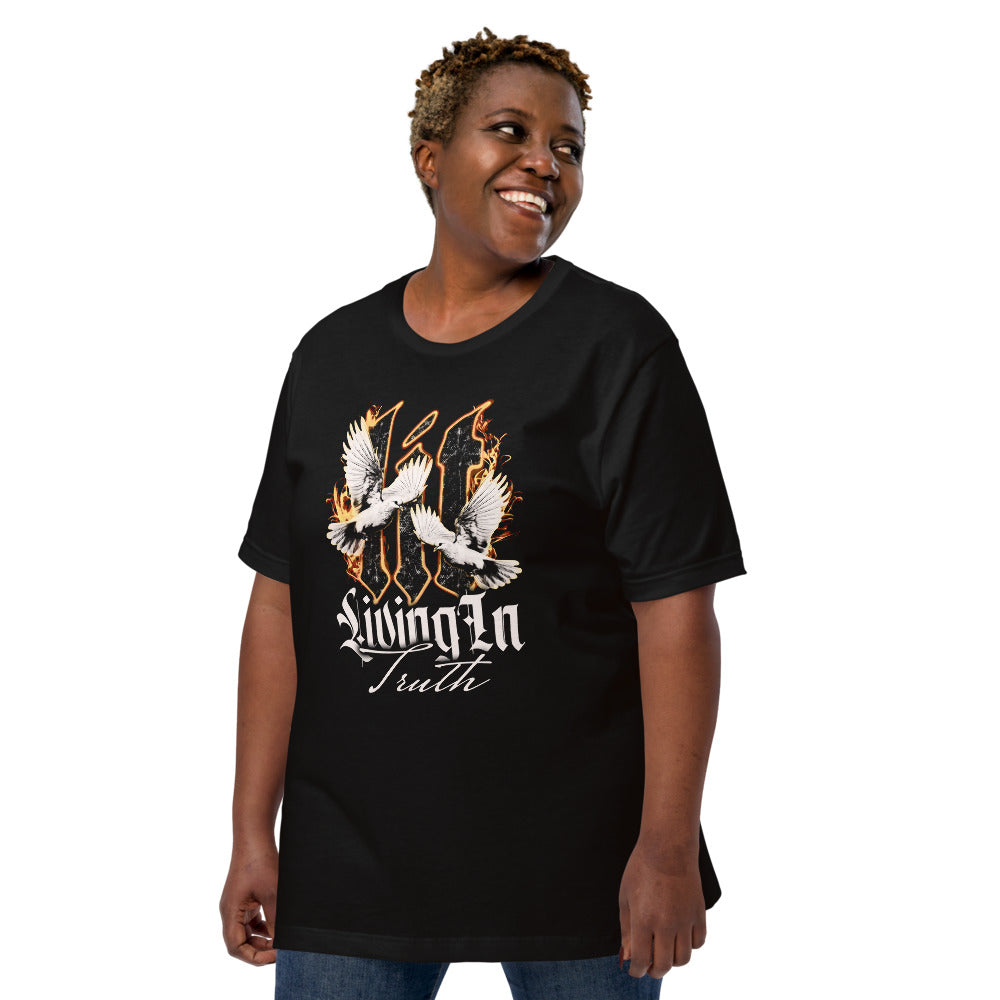 LIT T-Shirt - Left Front View - Black