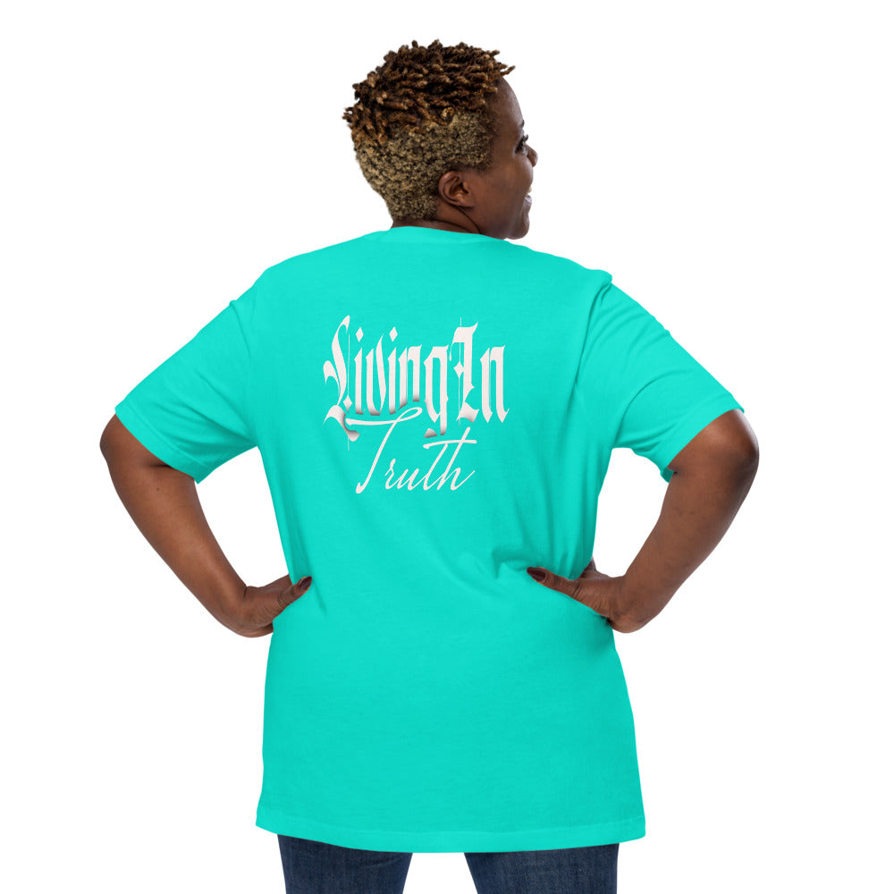 LIT T-Shirt - Back View - Teal