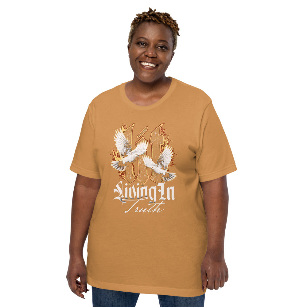 LIT T-Shirt - Front View - Toast