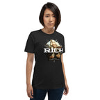 RICH T-Shirt - Front View - Black Heather