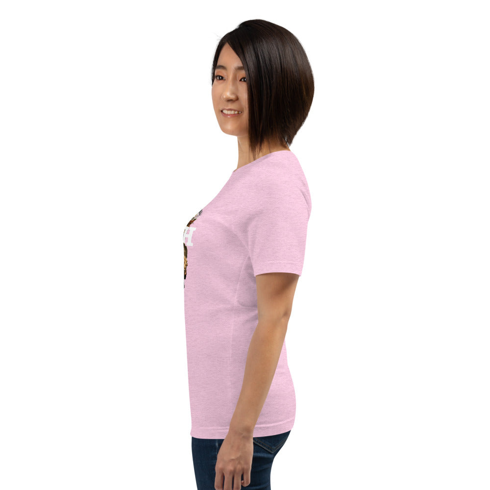 RICH T-Shirt - Left View - Heather Prism Lilac