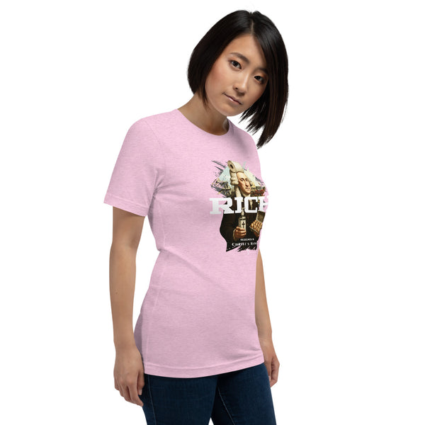 Rich T-Shirt – Redeemed in Christ's Hands Slogan Clothing – Christian Streetwear Graphic T-Shirt – Soft Short Sleeve Tee