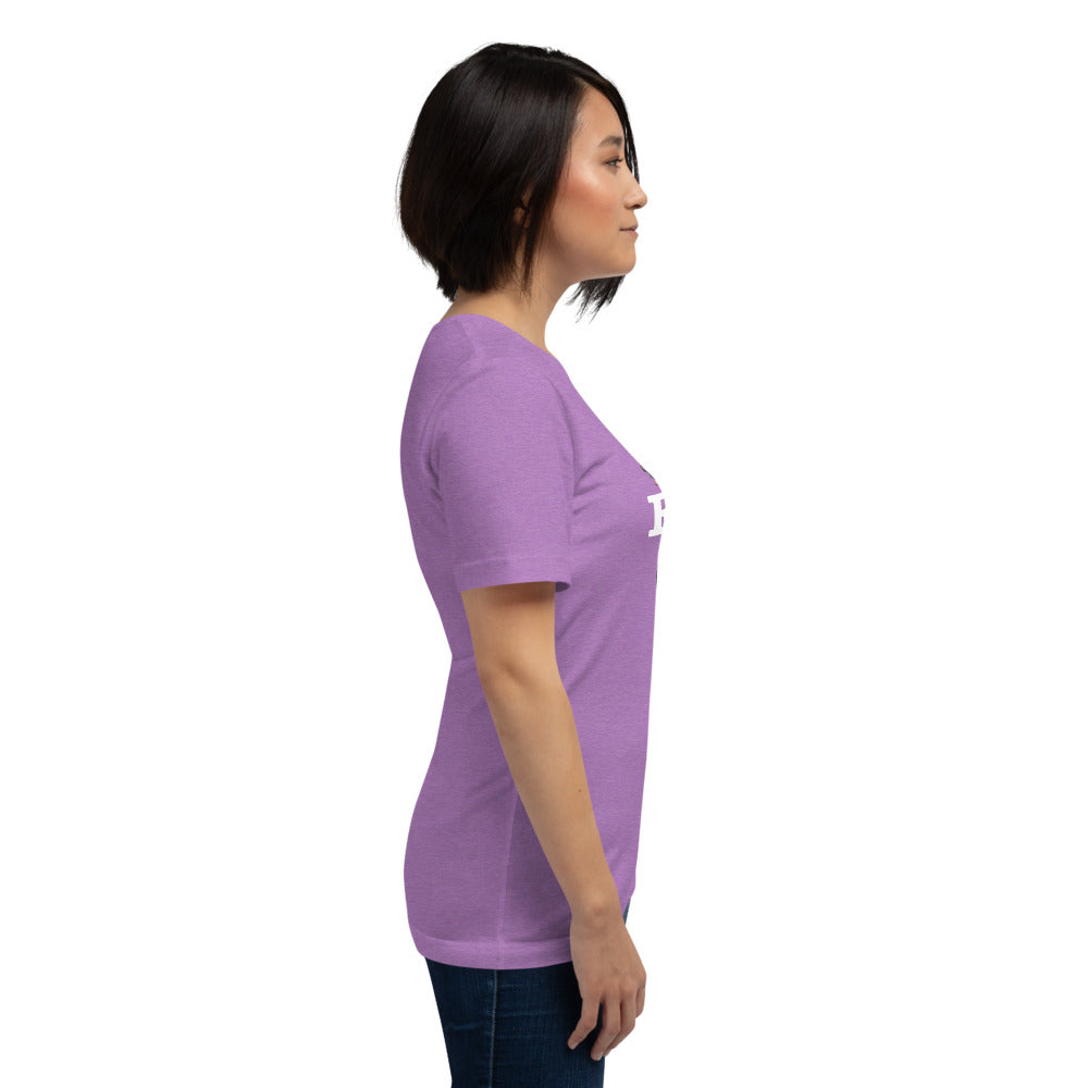 RICH T-Shirt - Right View - Heather Team Purple