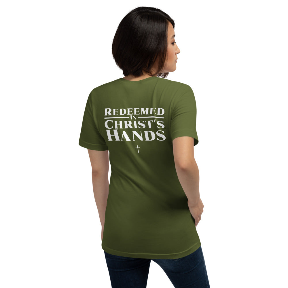 RICH T-Shirt - Back View - Olive