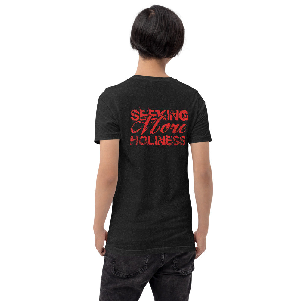 SMH T-Shirt - Back View - Black Heather