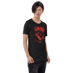 SMH T-Shirt - Right Front View - Black Heather