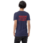 SMH T-Shirt - Back View - Heather Midnight Navy