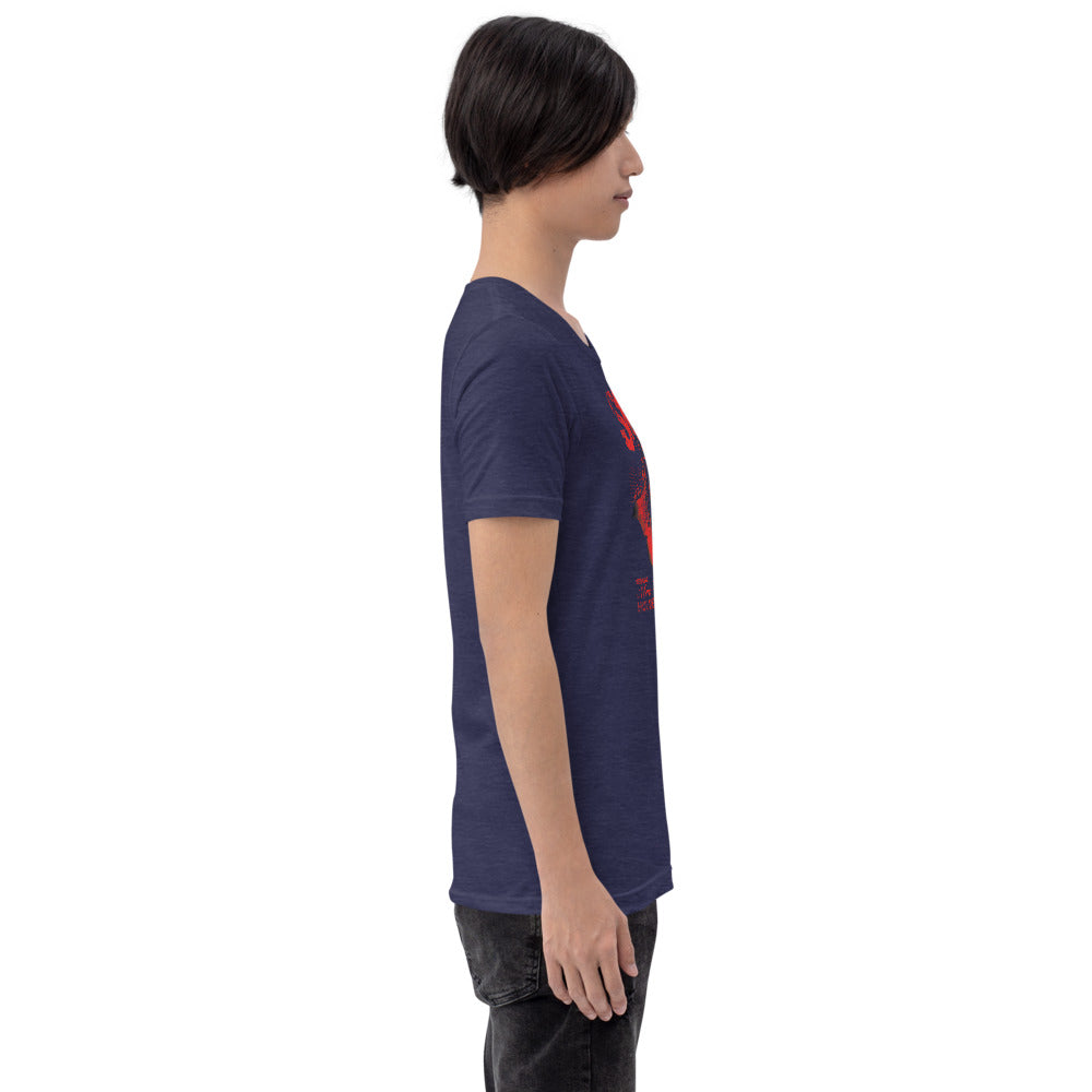 SMH T-Shirt - Right View - Heather Midnight Navy
