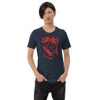 SMH T-Shirt - Front View - Heather Navy