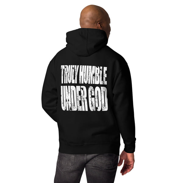 THUG Hoodie – Truly Humble Under God Slogan Clothing – Navy Christian Streetwear Hoodie