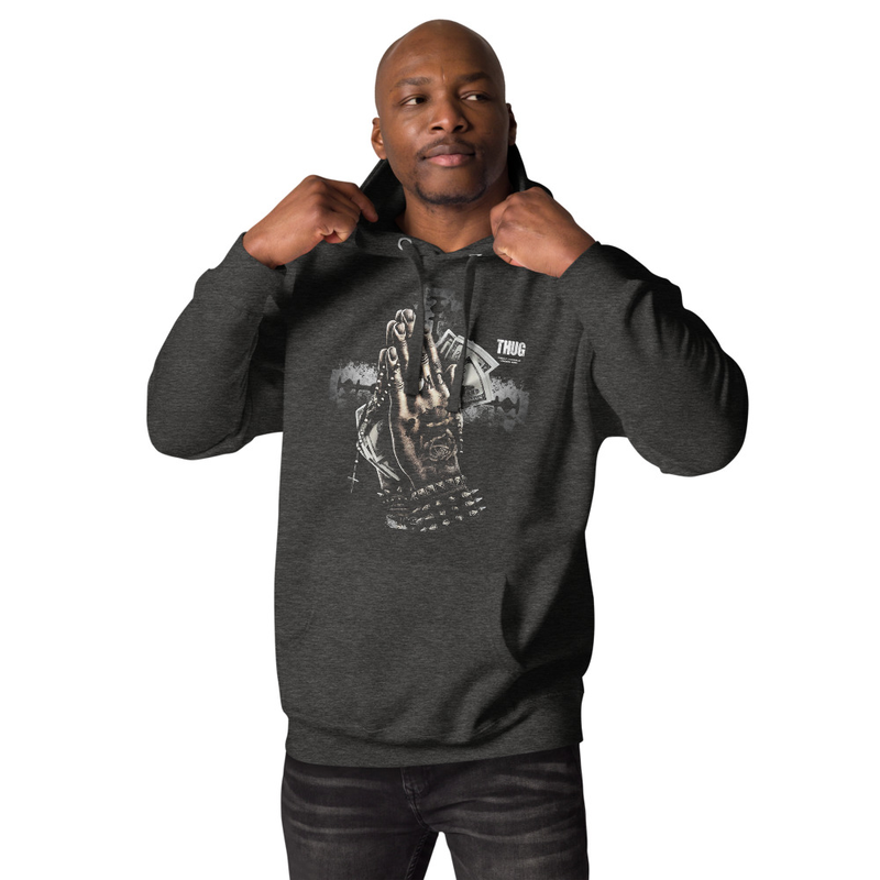THUG Hoodie - Charcoal Heather