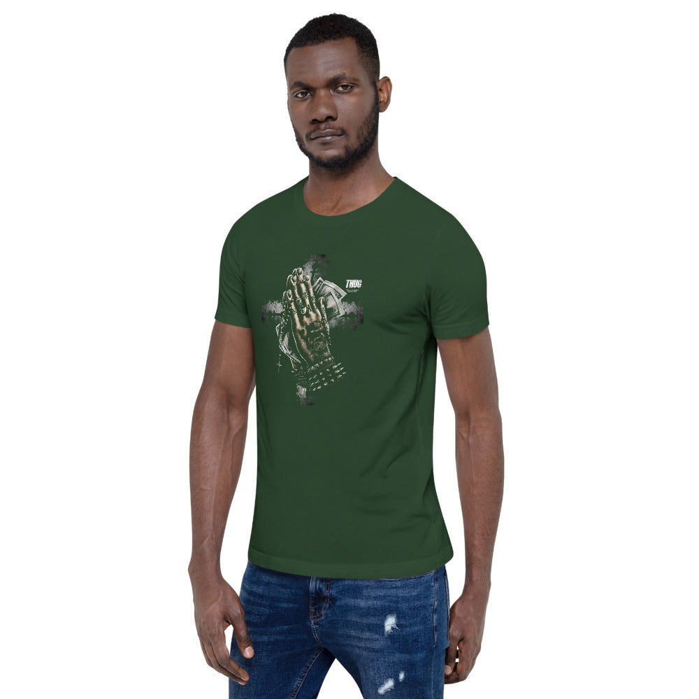 THUG T-Shirt - Left Front View - Forest