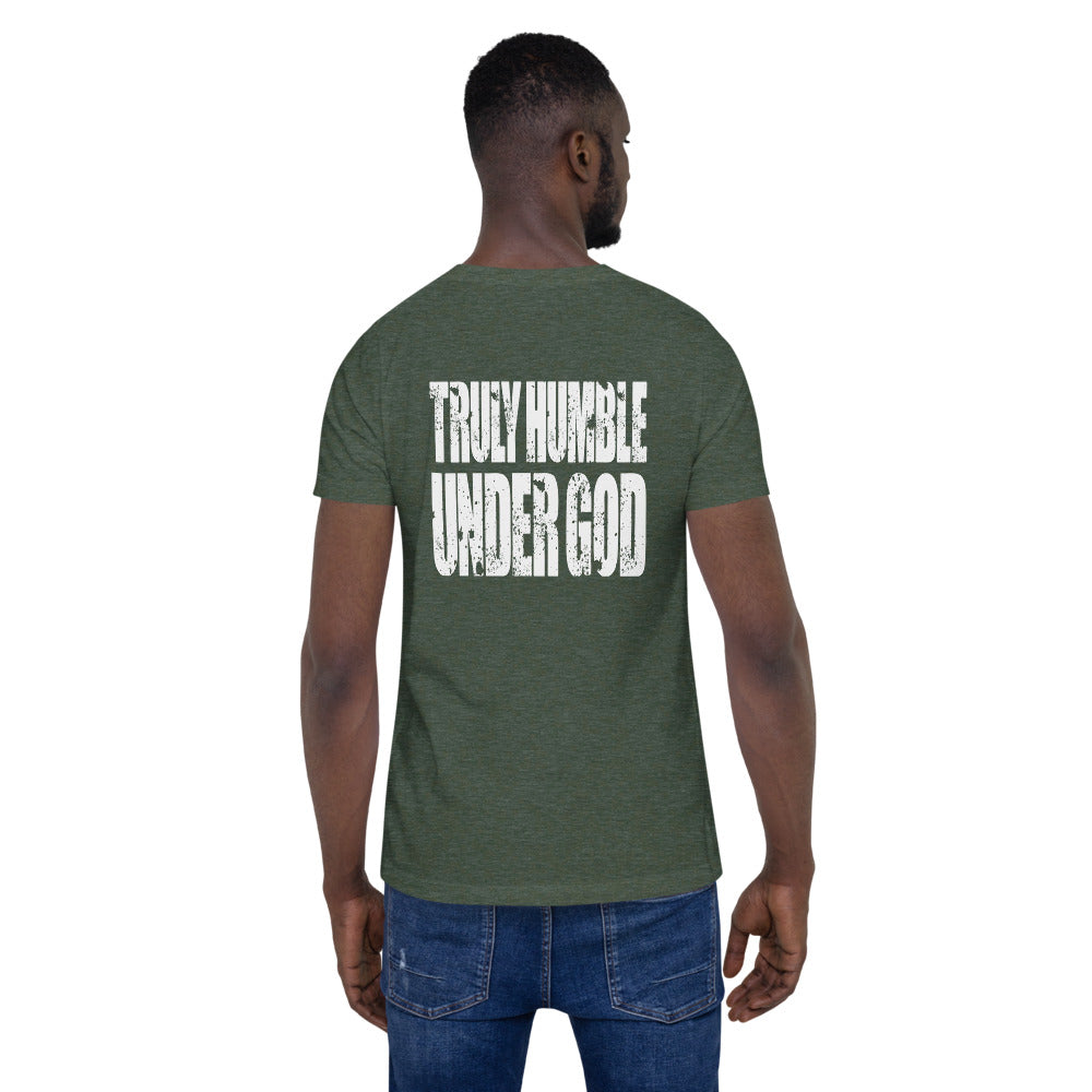 THUG T-Shirt - Back View - Heather Forest