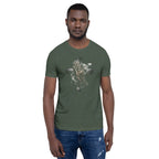 THUG T-Shirt - Front View - Heather Forest