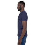 THUG T-Shirt - Left View - Heather Midnight Navy