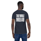 THUG T-Shirt - Back View - Heather Navy